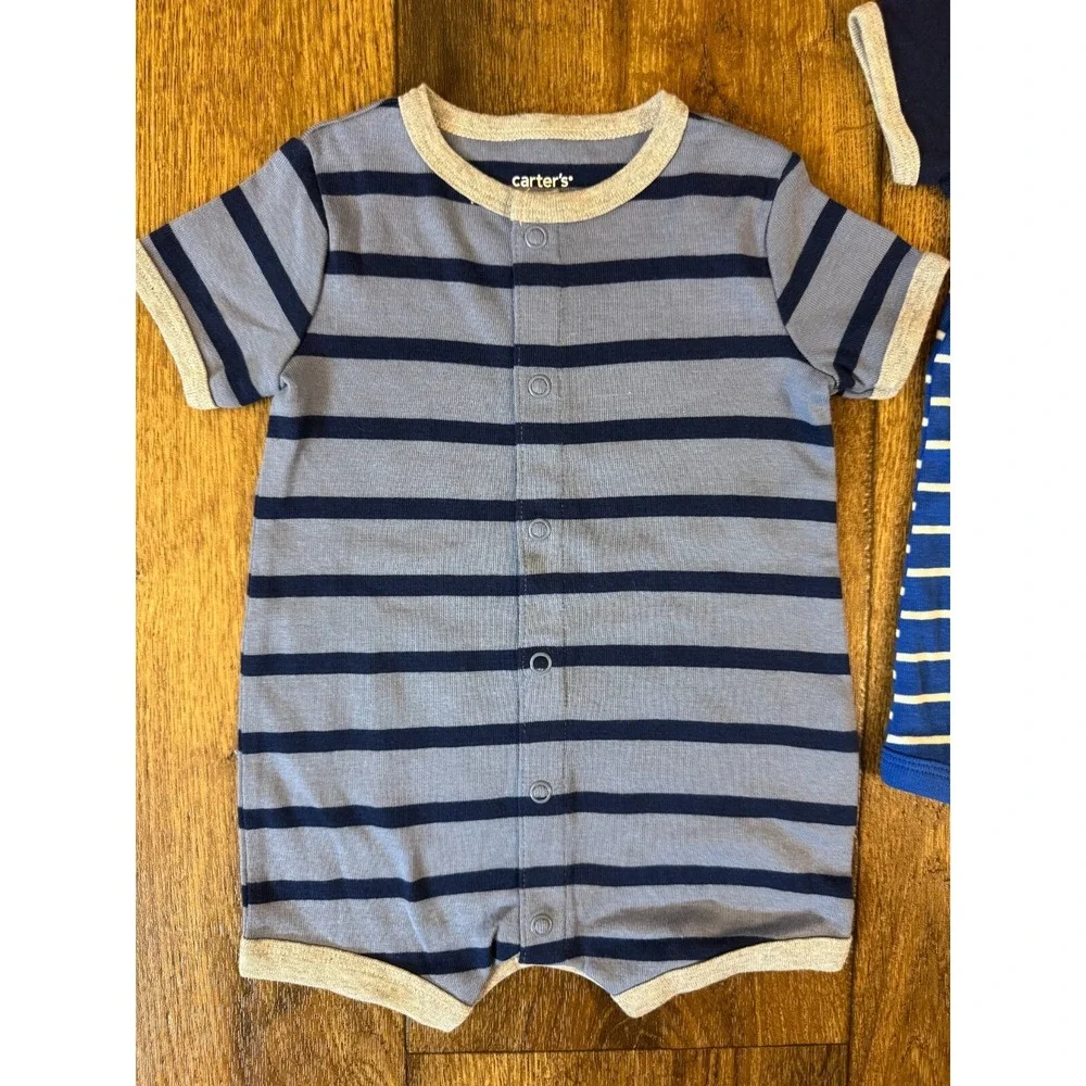 Carters Baby Boy Rompers 3 Months Summer‎ Clothes Lot Outfits Shorts Dump Truck